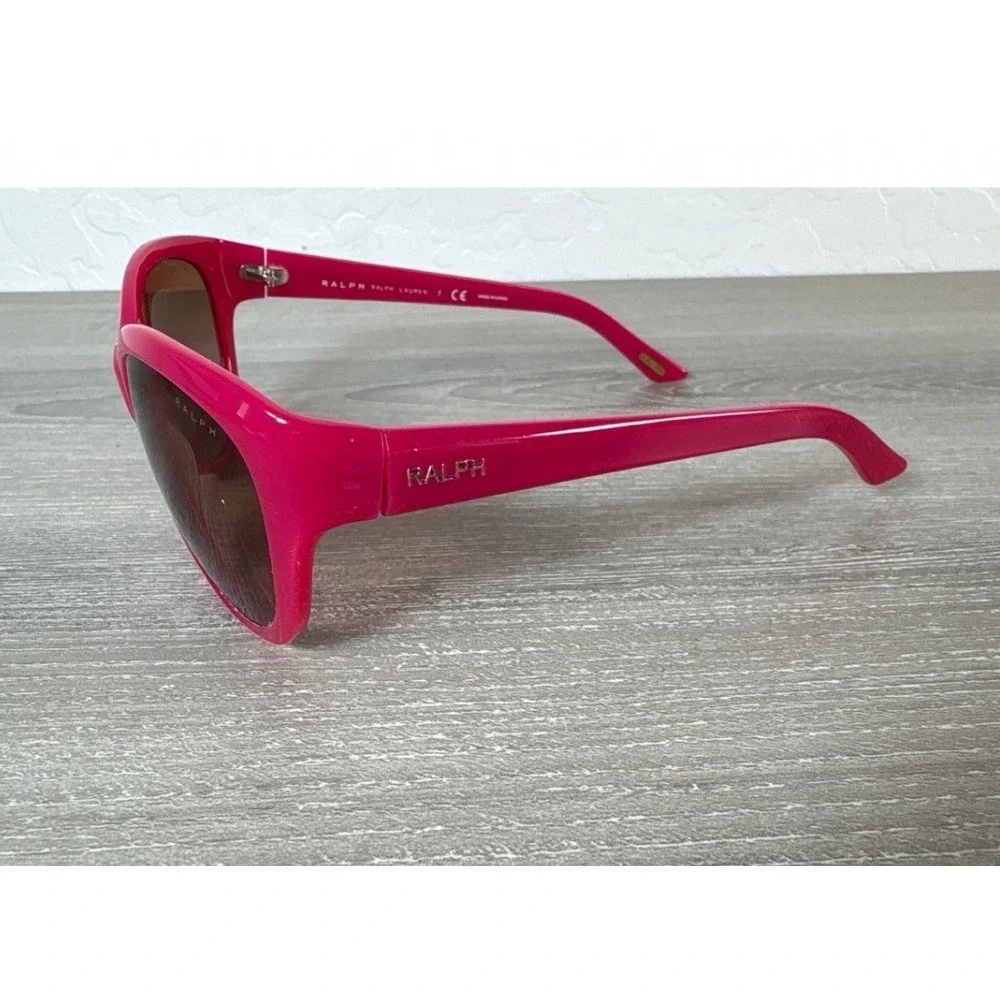 Ralph Lauren RA5076 Hot Pink Butterfly Sunglasses Brown Lens 748/14 59-14 130 2N